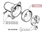 Tambour d'embrayage pour 245R, 240, GR50 .. - Ref 502 11 77-01 - Husqvarna 