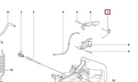 Ressort de Gâchette pour Tronçonneuse CS2172, 371 XP ... - Ref 503 73 64-01 - Husqvarna