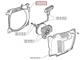 Déflecteur d'air pour Tronçonneuse 362 XP, CS2171, CS2166 ... - Ref 603 62 83-01 - Husqvarna