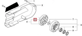 Ressort d'embrayage pourK750, K760, 265 RX ... - Ref 503 74 43-01 - Husqvarna