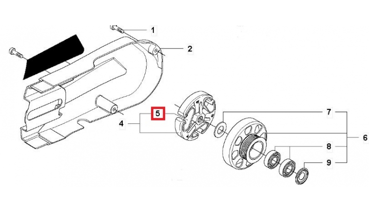 Ressort d'embrayage pourK750, K760, 265 RX ... - Ref 503 74 43-01 - Husqvarna