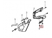 Amortisseur de choc pour Tronçonneuse CS2040, 2900, 2775 et MAC 2818 - Ref 530 03 89-86 - Husqvarna