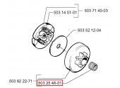 Cage à Aiguille Cloche Embrayage 335, 336, 334 ... - Ref 503 25 46-01 - Husqvarna