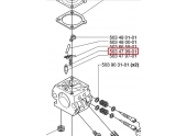 Ressort de soupape Carburateur pour 55, GR41 ... - Ref 503 47 99-01 - Husqvarna