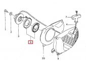 Ressort de Rappel pour Tronçonneuse 2033 Jonsered - Ref 531 00 72-78 - Husqvarna