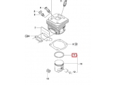 Segment de Piston pour CS2163, CS2171, 371 ... - Ref 503 28 90-36 - Husqvarna