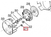 Ressort de volant magnétique Tronçonneuse - Ref 530 02 38-17 - Husqvarna