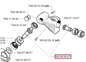 Engrenage pour Tête de Débroussailleuse 250 R, 252 RX, RS51 ... - Ref 502 28 63-01 - Husqvarna