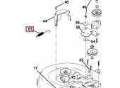 Ressort d'extension pour Tondeuse YTH180, YTH150 .. - Ref 532 13 19-50 - Husqvarna