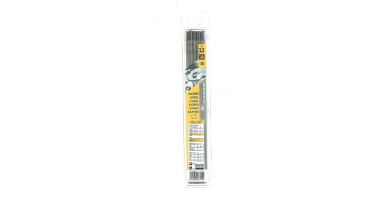 Lot de 50 Electrodes pour Soudure Rutile Acier Ø 3,2 mm - Ref 084445 - GYS