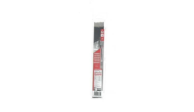 Lot de 9 Electrodes pour Soudure Fonte Ø 3,2 mm - Ref 083349 - GYS
