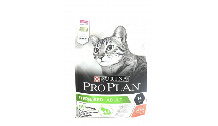 Croquettes Pro Plan Adult Chat Stérilisé au Saumon - 3kg - Nestlé Purina