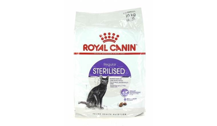 Croquettes Chat Stérilisé Sterilised 37 Royal Canin Sachet de 10 kg