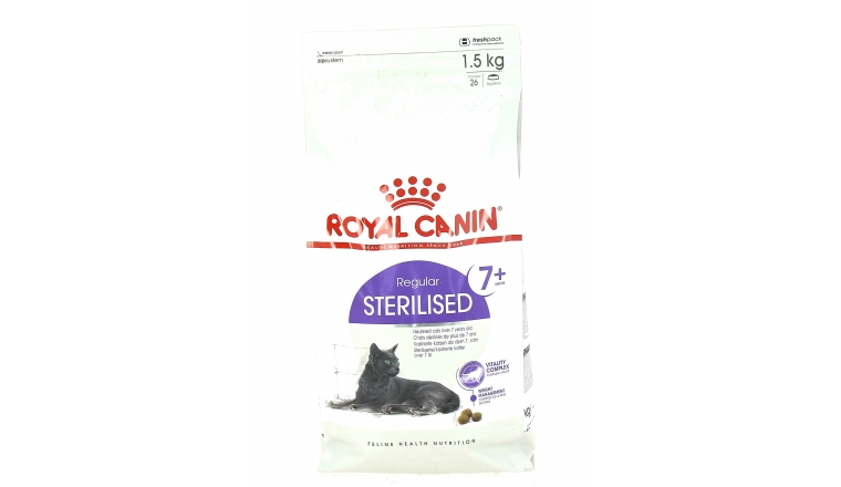 Croquettes Chat Stérilisé 7 ans et + Royal Canin 1,5 kg