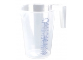 Broc Mesureur Transparent Graduation en relief - 1 Litre - Pressol