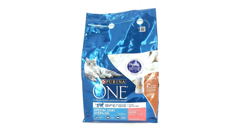 Croquettes Chat Sterilise Purina One Saumon 3kg Nestle Purina