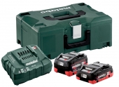 Pack Batterie LiHD 18V 4,0Ah, 5,0Ah + chargeur ASC 55 Metabo 