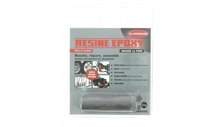 Résine Epoxy 40 gr Aluminium Réparation Rapide Pressol
