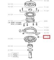 Ecrou Frein Diamètre 8 au pas de 125 pour RTRF et RTKF - Ref 71176 - Outils Wolf