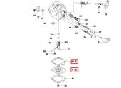 Joint de carburateur pour Tronçonneuse 362,372, 365 .. - Ref 503 64 78-01 - Husqvarna