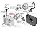 Support de fixation pour Ressort de rappel Débroussailleuse RS - Ref 502 09 68-01 - Husqvarna