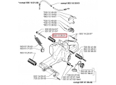 Amortisseur pour Tronçonneuse 3120 - Ref 503 13 26 01 - Husqvarna