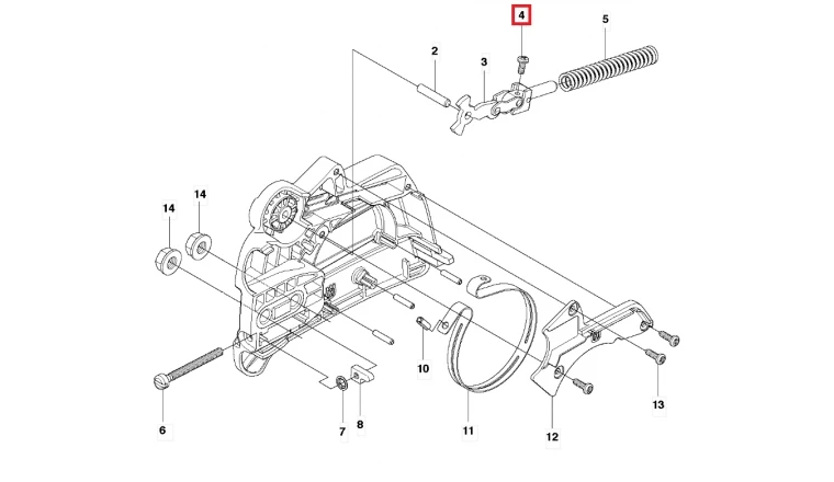 Vis de tension de Chaîne Tronçonneuse 236, CS2238 ... - Ref 574 78 03 01 - Husqvarna