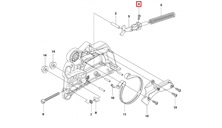 Vis de tension de Chaîne Tronçonneuse 236, CS2238 ... - Ref 574 78 03 01 - Husqvarna