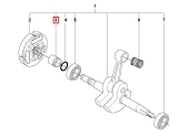 Douille de Vilebrequin pour Tronçonneuse 362, 365 ... - Ref 503 77 91 01 - Husqvarna