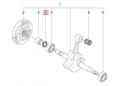 Joint Torique pour Vilebrequin Tronçonneuse 362P, 365 ... - Ref 503 26 30 19 - Husqvarna