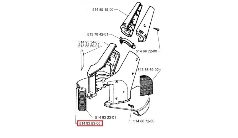 Coupe Fil de Carter de Débroussailleuse Duo Trimmer - Ref 514 83 53 00 - Husqvarna