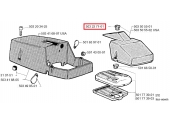 Ecrou de Capot de Filtre à air Tronçonneuse 630, 625 670 - Ref 503 22 71 01 - Husqvarna