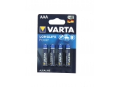 Pile alcaline AAA LR03 1V5 x4 - Longlife Power - Varta