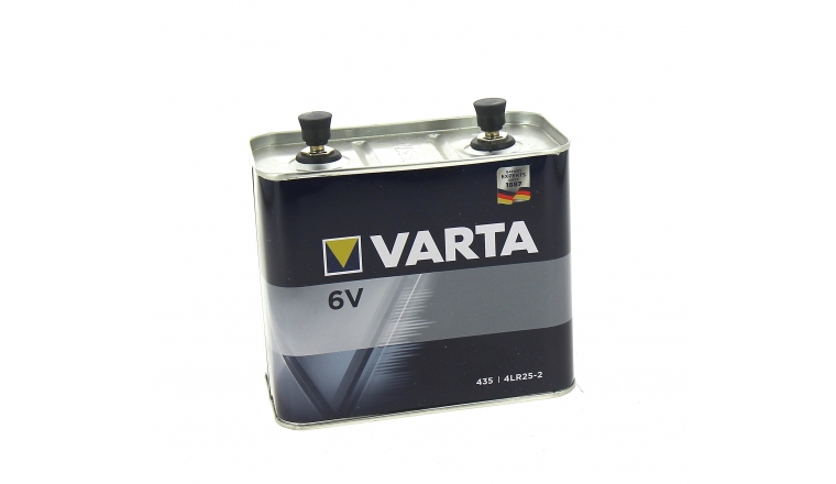Pile 435 métal à vis  4LR25-2 alcaline 6 volts - Varta