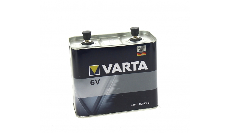 Pile 435 métal à vis 4LR25-2 alcaline 6 volts - Varta