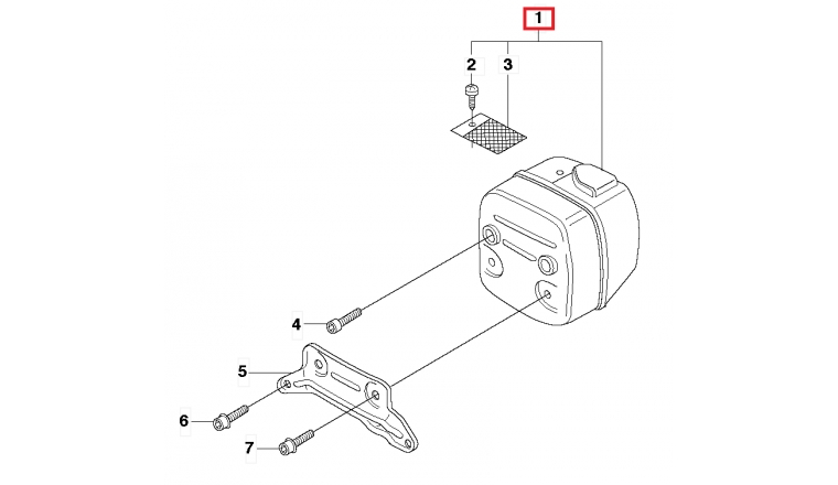 Silenceux complet pour CS2188, 390XP - Ref 585 44 83 01 - Husqvarna