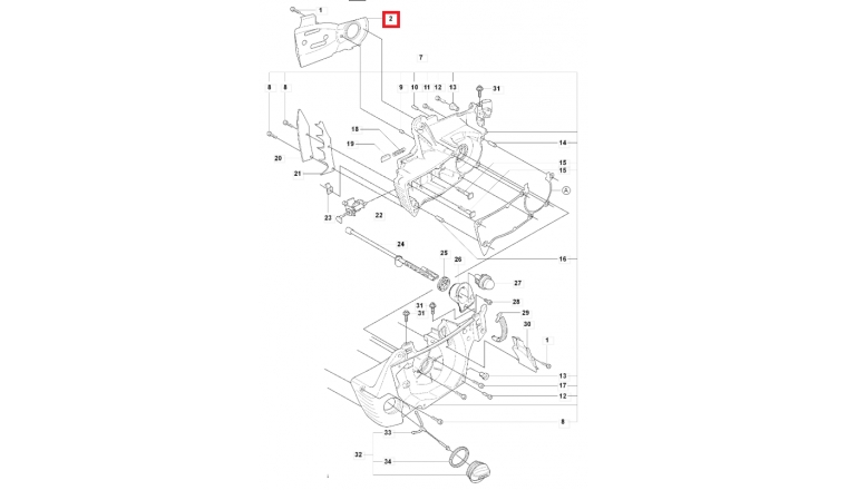 Plaque de Guidage pour 353, CS2153, 346 ... - Ref 537 40 56 01 - Husqvarna