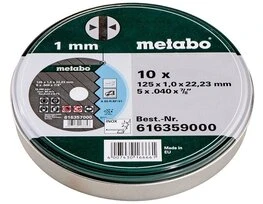 Meules de tronçonnage Inox 125 mm Metabo 616359000