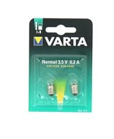 Ampoule Normal 3,5V 0,20A x2 a visser Varta