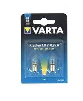 Ampoule Krypton 4,8V 0,75A Culot Lisse Varta