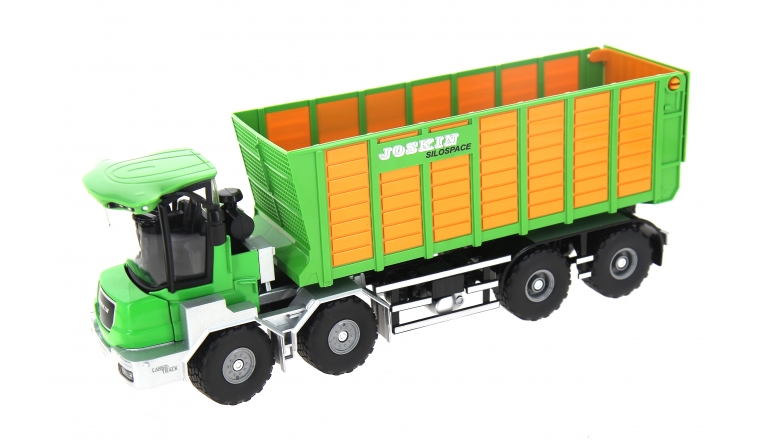 Cargotrack Joskin échelle 1/32 avec caisse d'ensilage SIKU 