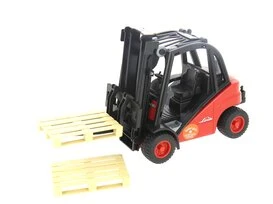 Chariot Elevateur Linde H30D avec 2 Palettes - Bruder 2511