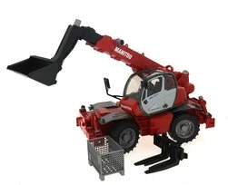 Chargeur Télescopique MANITOU MRT 2150 + accessoires - Bruder 2129