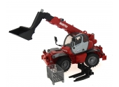 Chargeur Télescopique MANITOU MRT 2150 + accessoires - Bruder 2129