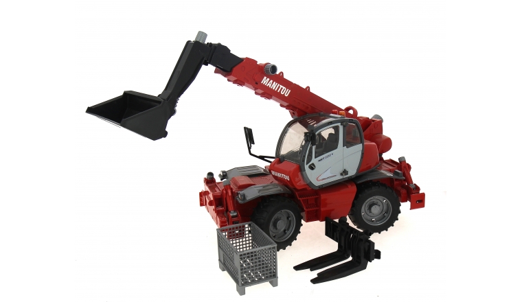 Chargeur Télescopique MANITOU MRT 2150 + accessoires - Bruder 2129