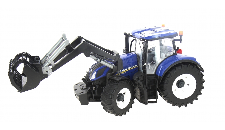 Tracteur New Holland T7.315 avec chargeur à l'échelle 1/16 Bruder 3121