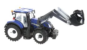 Tracteur New Holland T7.315 avec chargeur à l'échelle 1/16 Bruder 3121