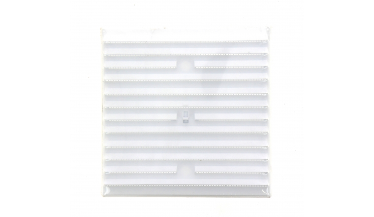 DMO Grille PVC Réglable En Applique 245x170mm Blanc - 010694 - DiscountElec