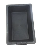 Auge Plastique Noire 12 Litres - Taliaplast