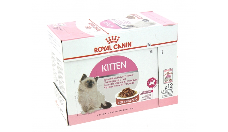 Sachets en Sauce pour Chaton Kitten Instinctive 12x85gr Royal Canin
